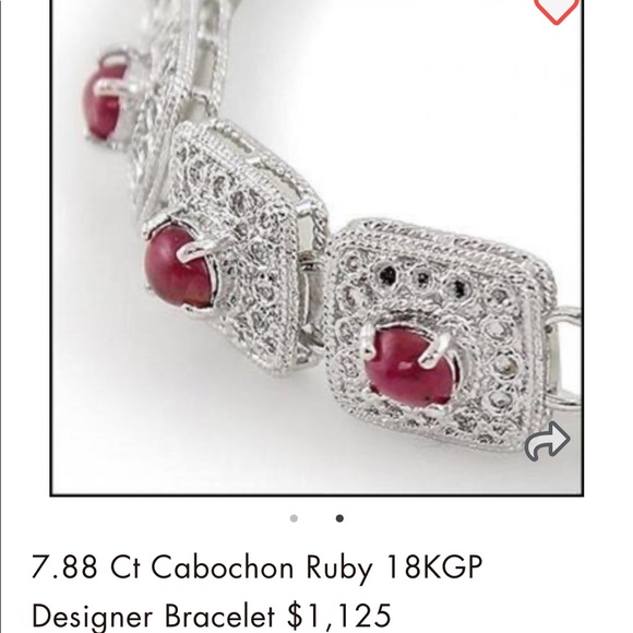 ❤️ Ruby Bracelet ❤️ - Picture 2 of 5